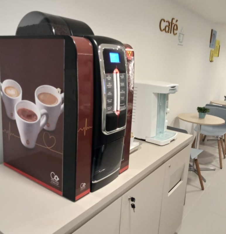 Custo de Aluguel Máquina de Café para Empresa Chácara Santa Luzia - Aluguel de Máquinas de Café