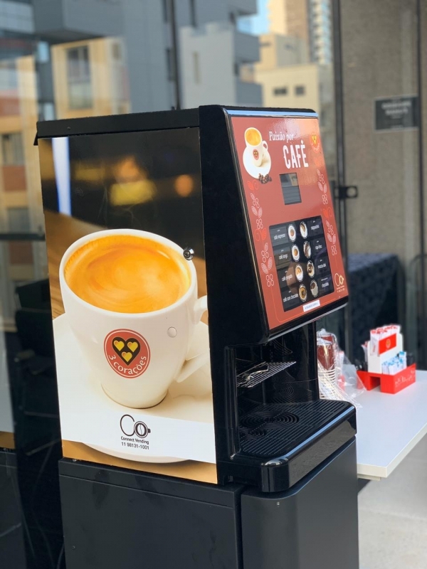 Máquina de Café 3 Corações para Empresa Preço Brooklin - Máquina de Café Automática
