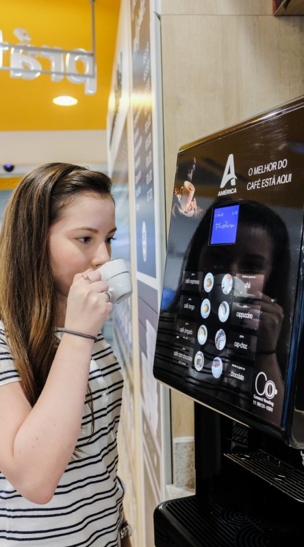 Máquina de Café Profissional para Cafeteria Valor Saúde - Máquina de Café Profissional Conveniência