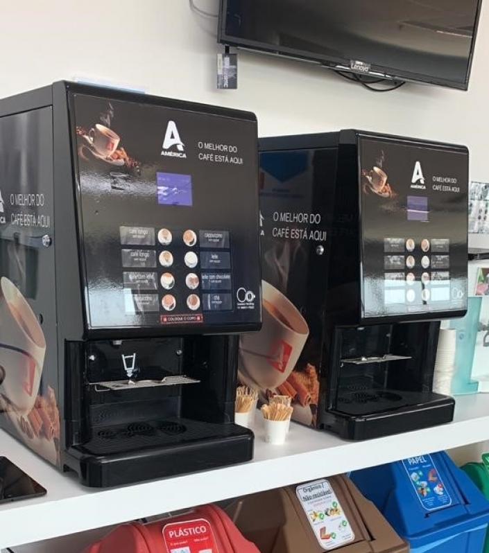 Vending Machine de Cafés Expressos Itaim Bibi - Vending Machine de Bebidas Cremosas Três Corações