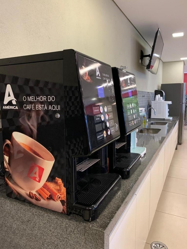 Vending Machine para Empresas Locação Cerqueira César - Vending Machine de Café Expresso